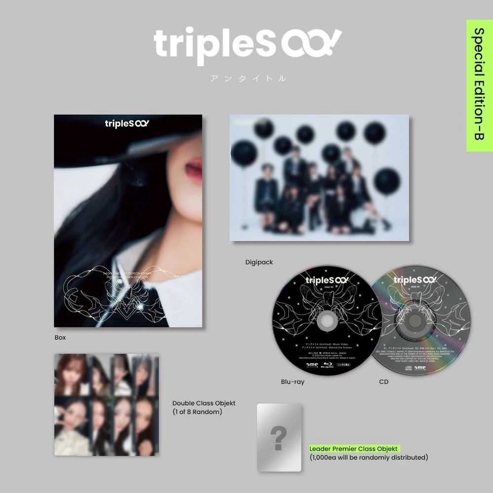 TRIPLES(HACHI!) - Japan 1st Single Album [UNTITLED] | 蝦皮購物