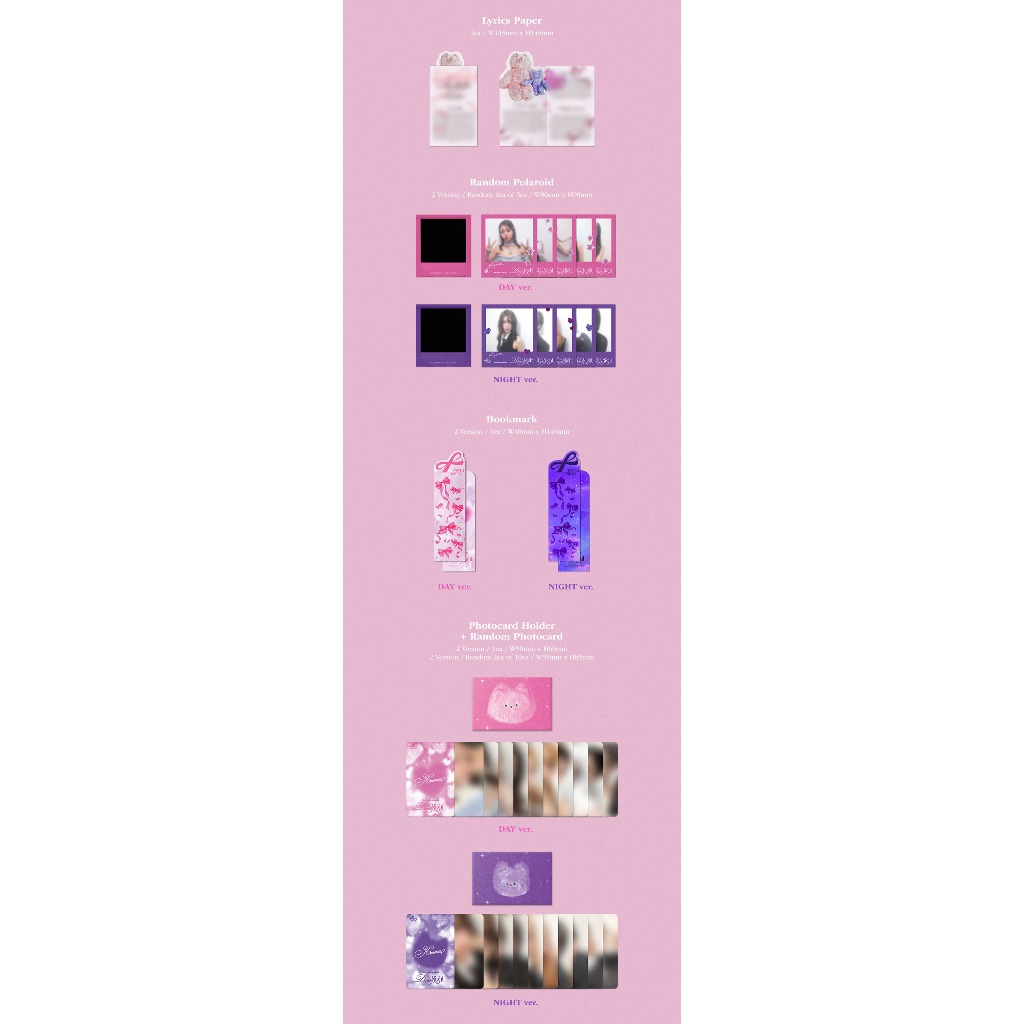FIFTY FIFTY Day & Night 3rd Mini Album (Photobook - 2 Ver. Set