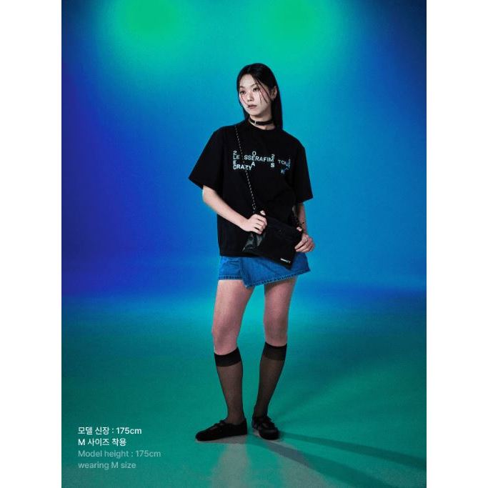 LE SSERAFIM EASY CRAZY HOT 半袖 Tシャツ XL ② - メルカリ