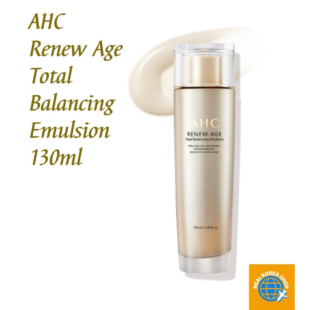 Coffret De Soins Visage Complet AHC Renew Age Total - 5 Produits (toner, émulsion, Eye Cream...) - K-Beauty Corée - Neuf