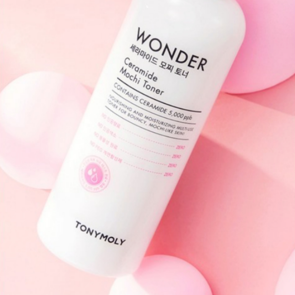 Tonymoly Wonder 神經酰胺麻糬爽膚水 500ml 蝦皮購物 