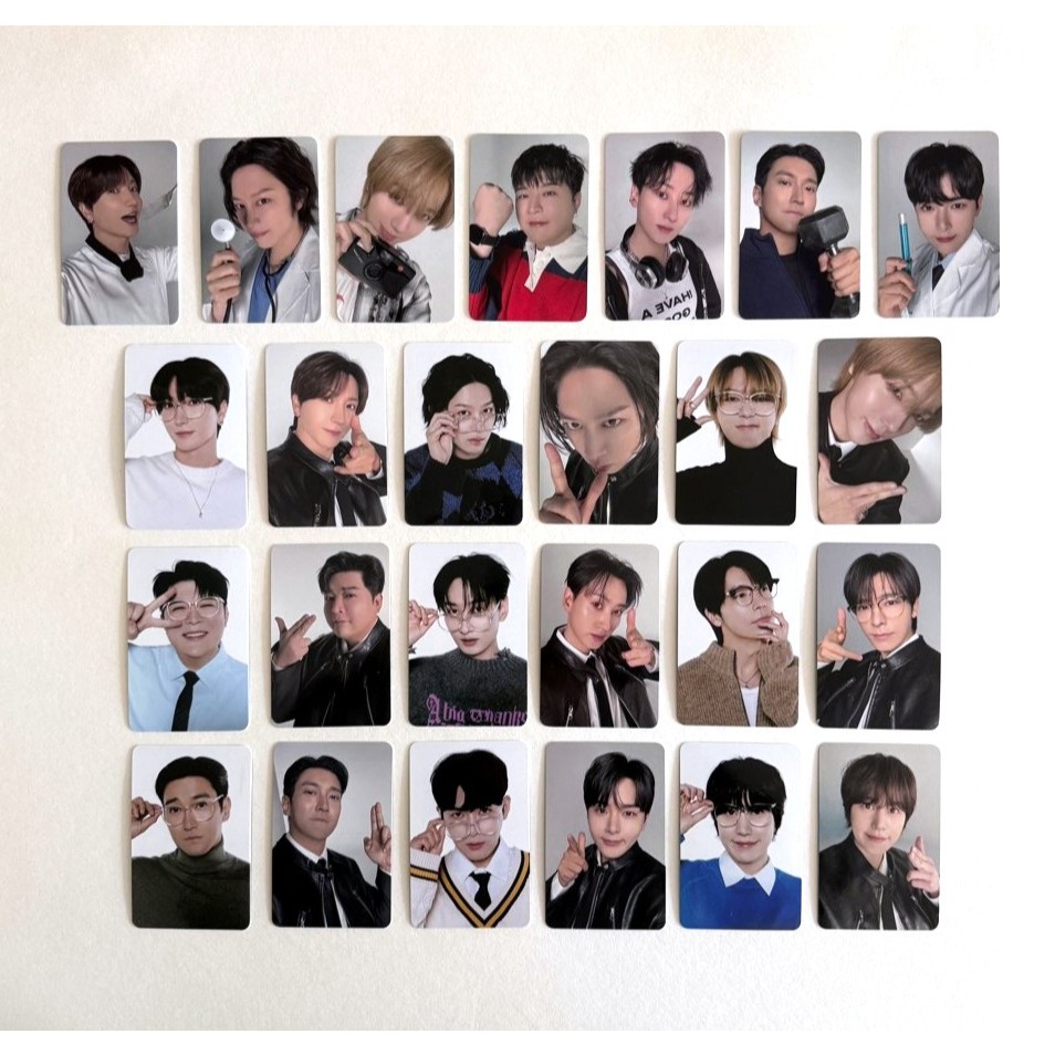 super junior 台湾 台北 fanmeサイン会 特典トレカ 9枚セット Super Junior 20週年展覽超級唱片集換式卡牌小卡| 蝦皮購物