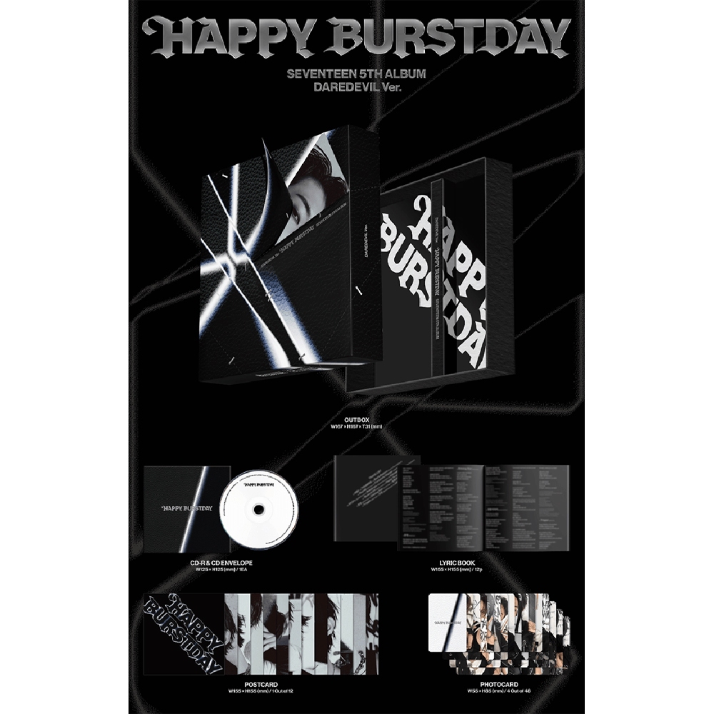 SEVENTEEN - 5th Album [ Happy Burstday ]_Daredevil ver | 蝦皮購物