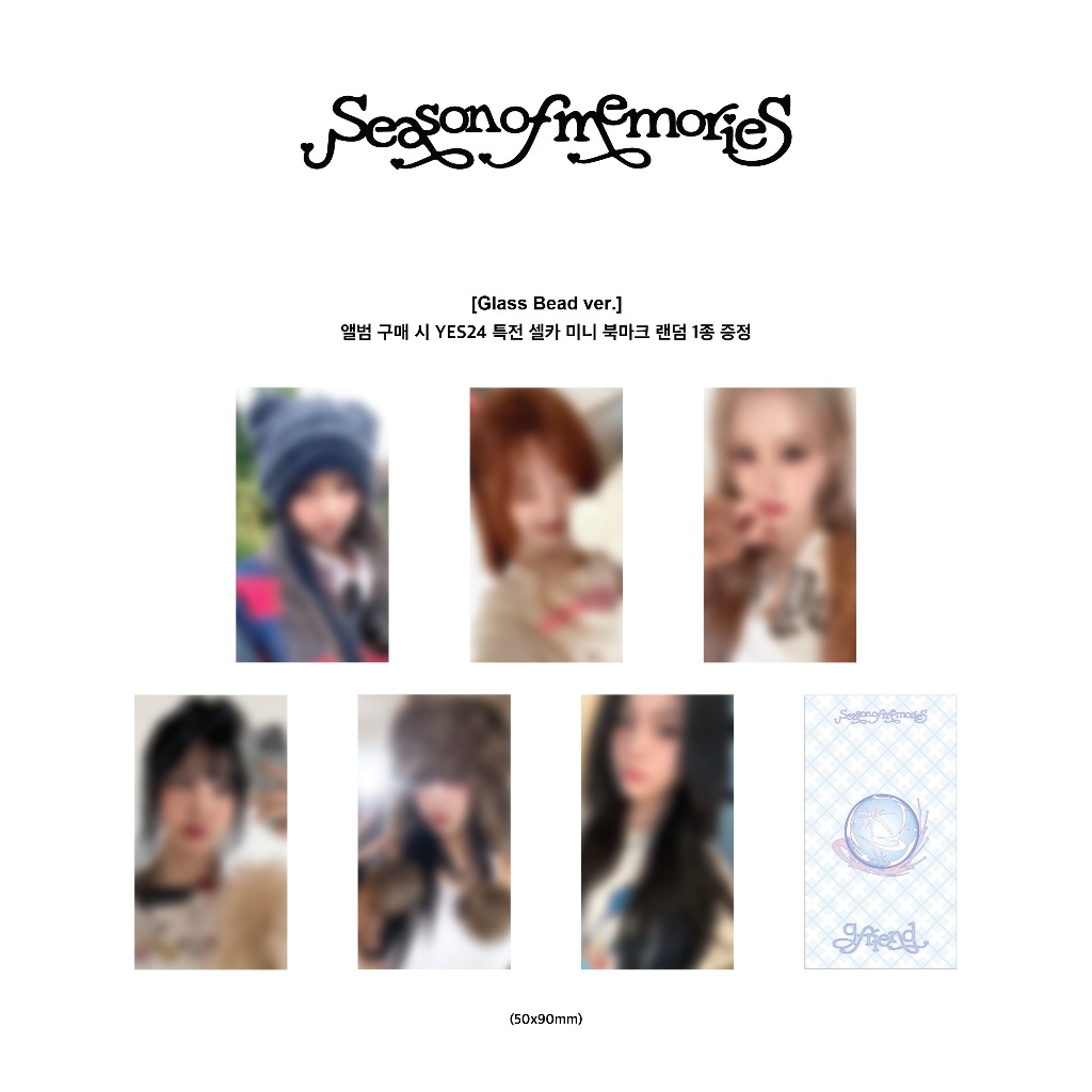GFRIEND - [ Season of Memories ] (Glass Bead ver.) + POB