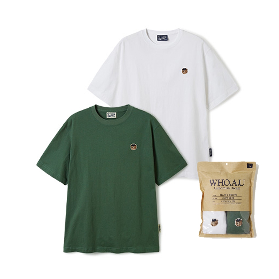 WHO.A.U] 2 件裝Steve Head Patch T 恤| Whraf2352u | 蝦皮購物