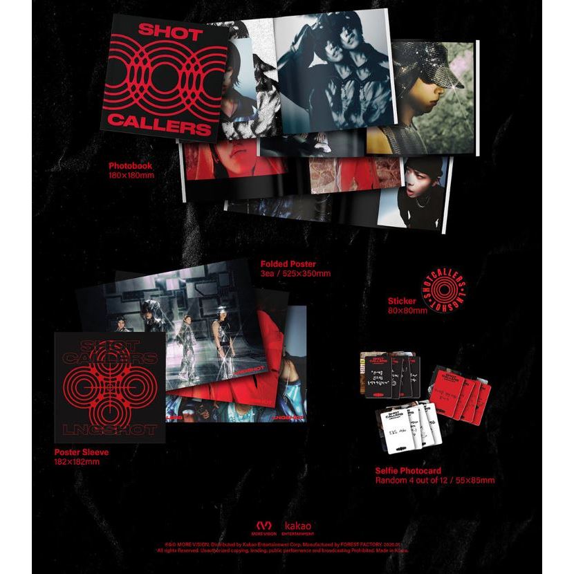 LNGSHOT Album [ SHOT CALLERS ] Standard Ver. | 蝦皮購物