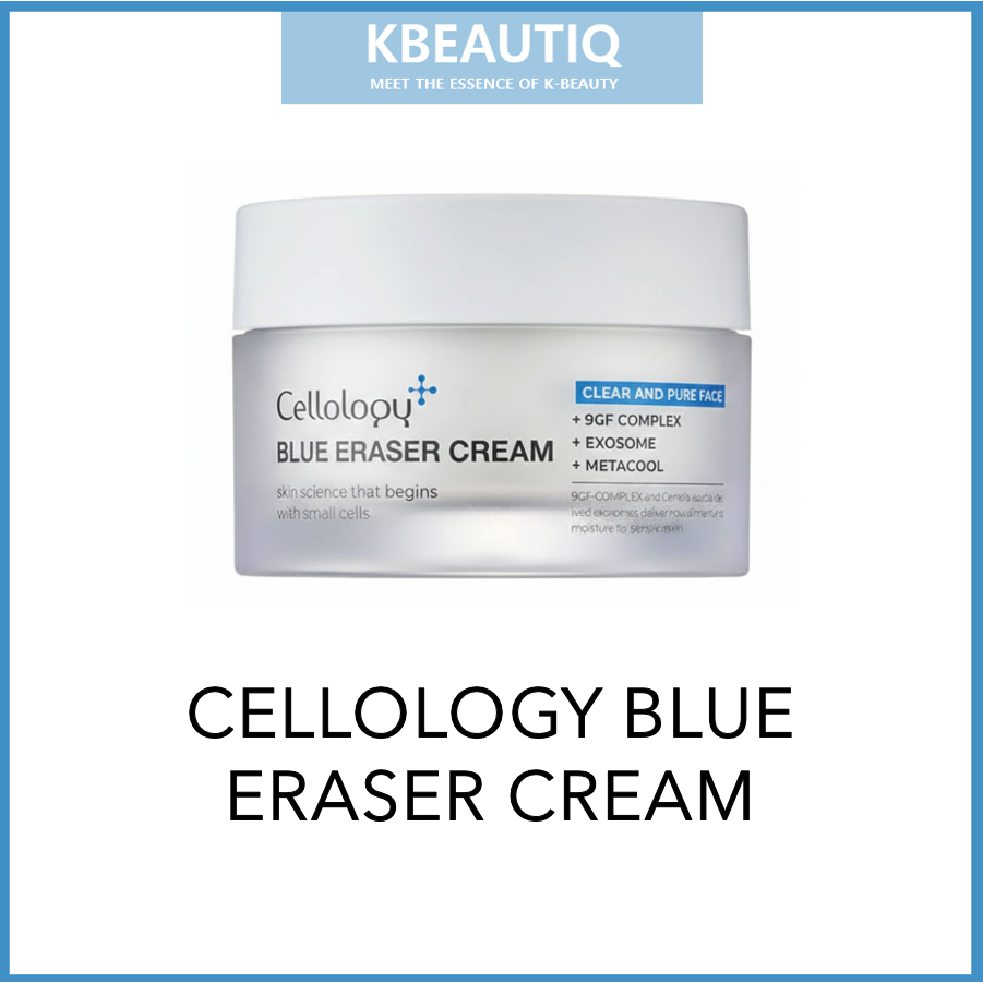 CELLOLOGY 湛藍膠囊水凝霜 BLUE ERASER CREAM 50ML 面霜 保濕 | 蝦皮購物