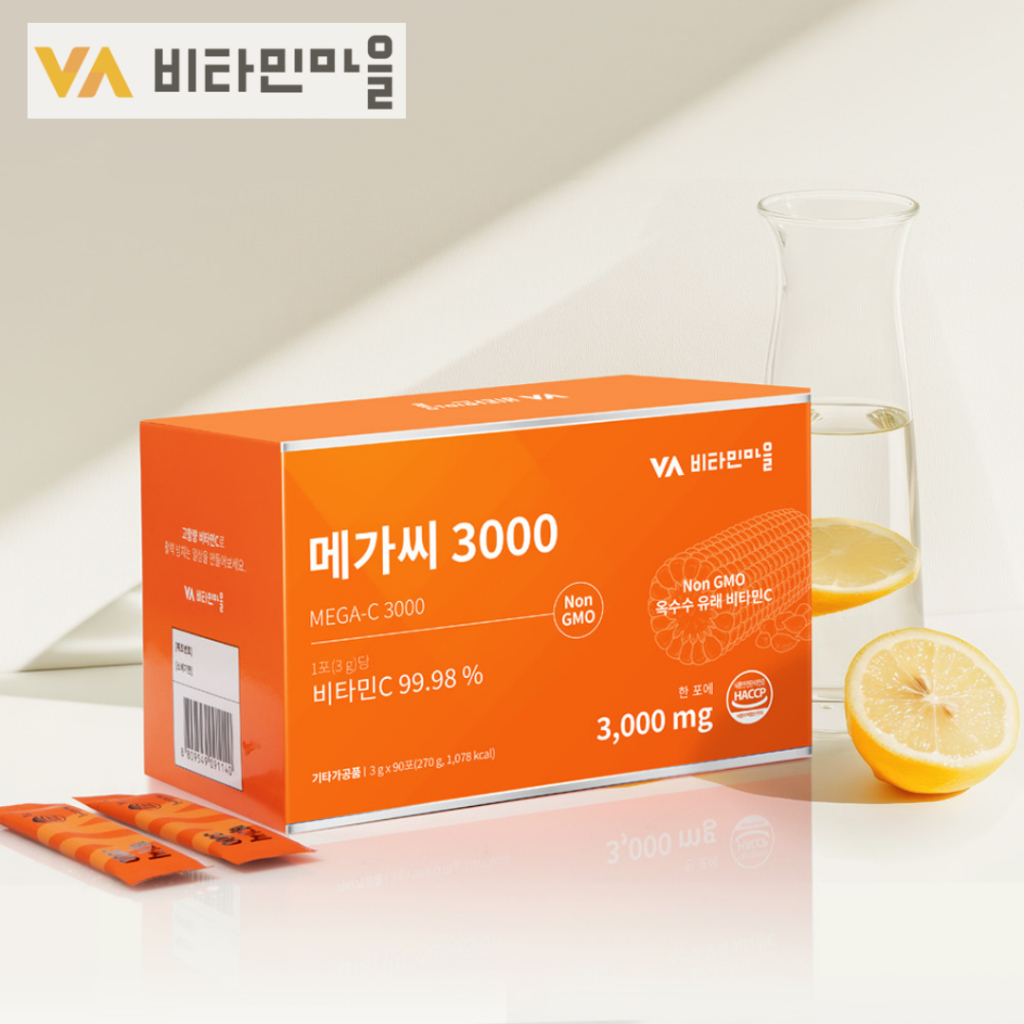 維他命村 MegaC 3000 維他命 C 粉棒,3g | 蝦皮購物
