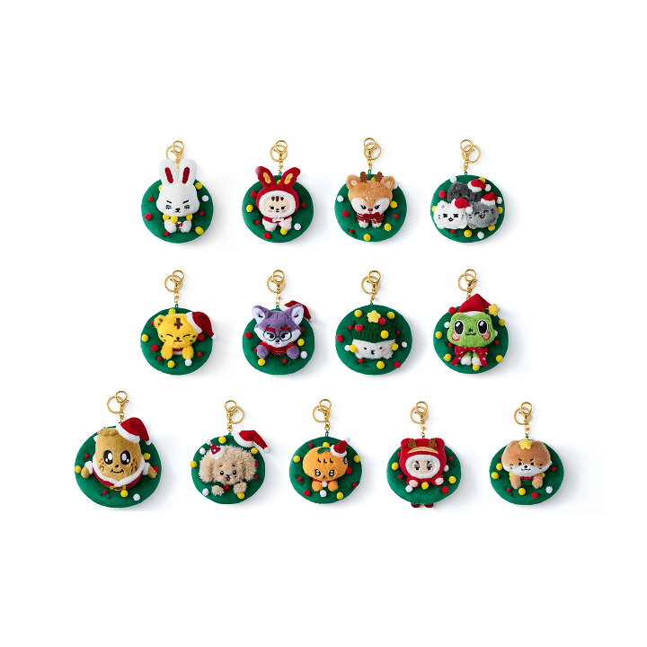 MINITEEN HOLIDAY TORAM 6点セットまとめ売り SEVENTEEN 'HOLIDAY with MINITEEN' Official MD - Plush Keyring – K
