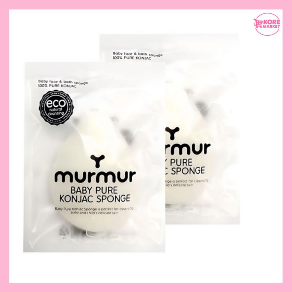 MUMMER BABY 純魔芋沐浴海綿 (2PCS) | 蝦皮購物