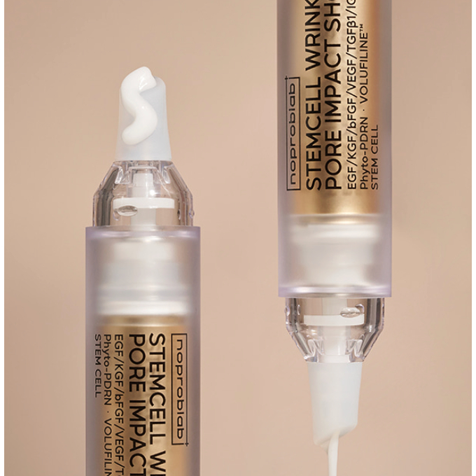 NOPROBLAB Stem Cell Impact Shot 2 件套(皺紋&毛孔+瑕疵&調色) | 蝦皮購物