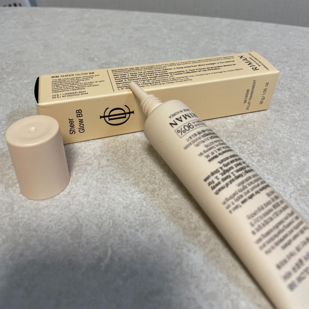 2025 映晳美INCELLDERM Sheer Glow BB 30g 天然膚色,保濕,高遮瑕力力曼