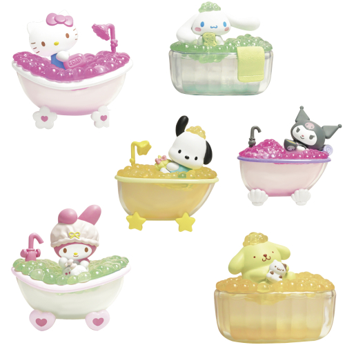 三麗鷗 萬代 Bandai Tokimels 盒子! Sanrio Characters Babble 沐浴時間 [6 | 蝦皮購物