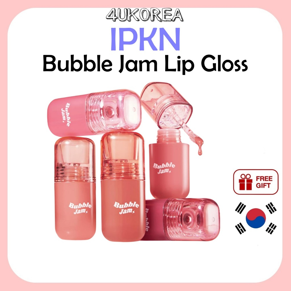 IPKN Bubble Jam Lip Gloss 4.5g – 5 色 / K-BEAUTY | 蝦皮購物