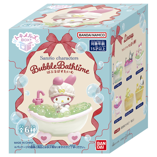 三麗鷗 萬代 Bandai Tokimels 盒子! Sanrio Characters Babble 沐浴時間 [6 | 蝦皮購物