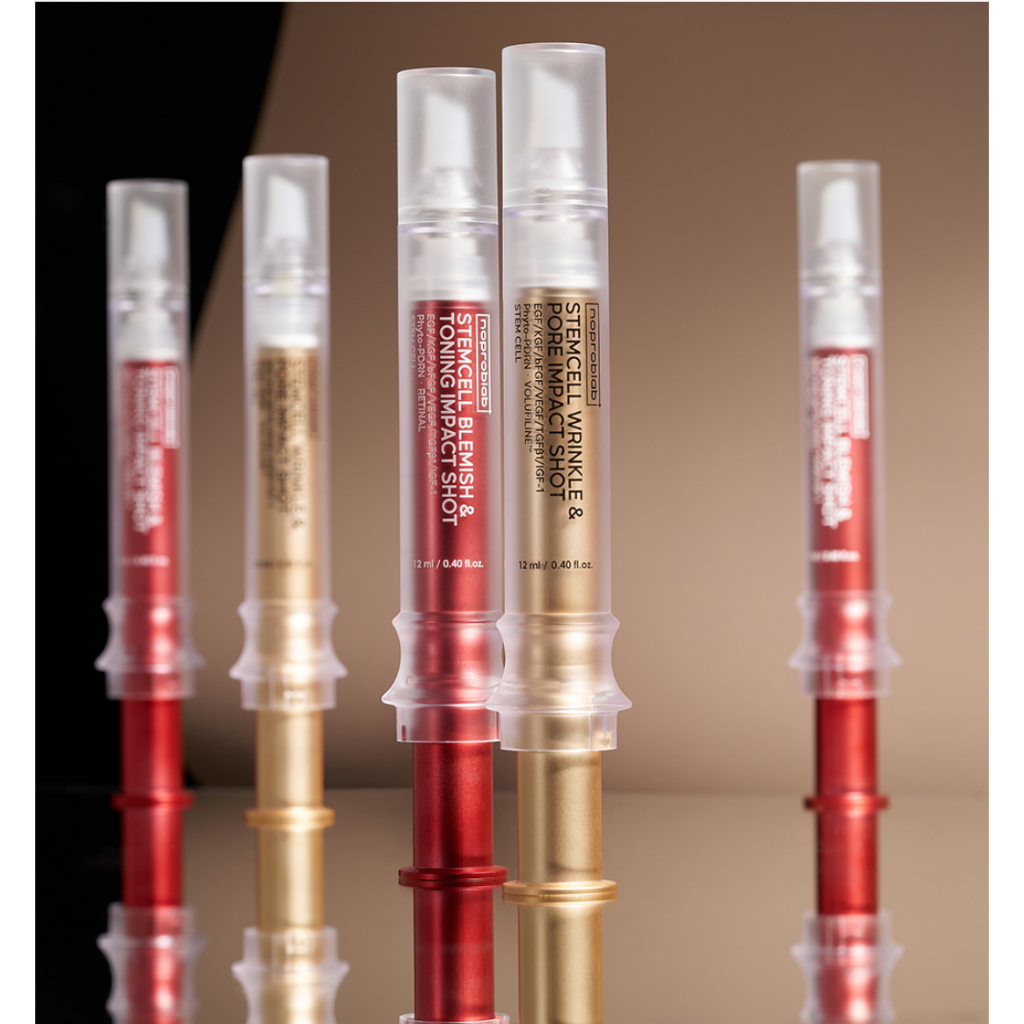 美容液 noproblab STEMCELL WRINKLE & PORE NOPROBLAB Stem Cell Impact Shot 2 件套(皺紋&毛孔+瑕疵&調色) | 蝦皮購物