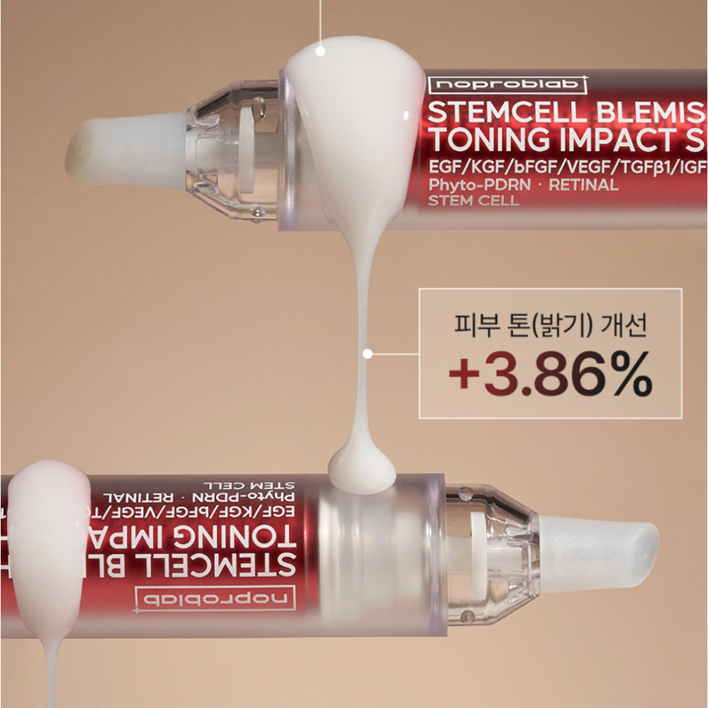 NOPROBLAB Stem Cell Impact Shot 2 件套(皺紋&毛孔+瑕疵&調色) | 蝦皮購物