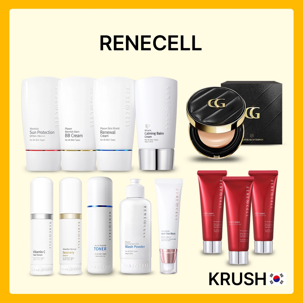 RENECELL Miracle Calming Balm Cream,119 霜,胎盤淡斑膏BB,吸收透明質