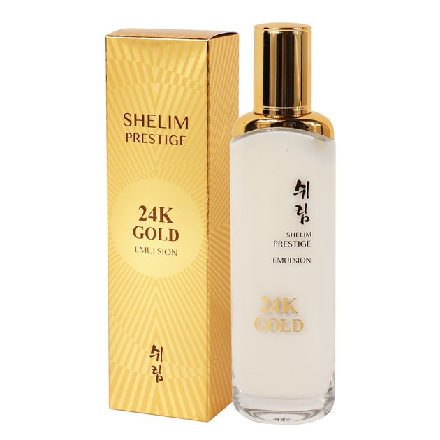 【韓國直銷】SHELIM 24K Gold Prestige Emulsion 120ml 提亮抗皺功能性化妝品 | 蝦皮購物