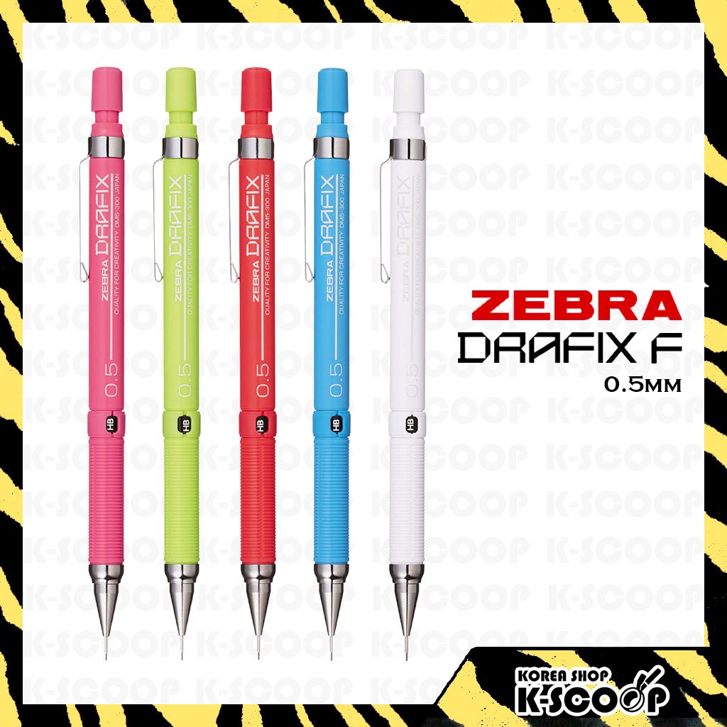 ZEBRA Matita Meccanica Drafix DM5-300 – Portamine Tecnico Con Minna 0.5 Mm Per Disegno Di Precisione, Made In Japan