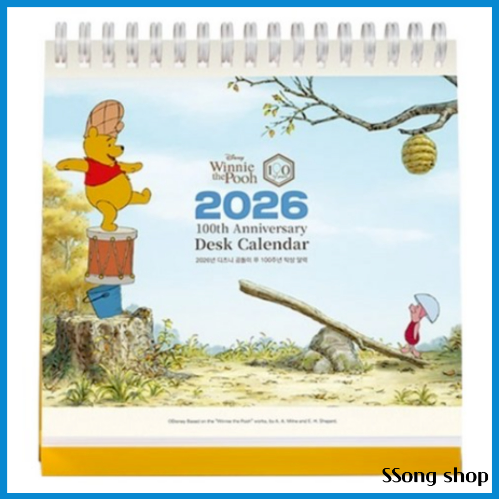 迪士尼小熊維尼 2026 年台歷 - 100 週年限 …
