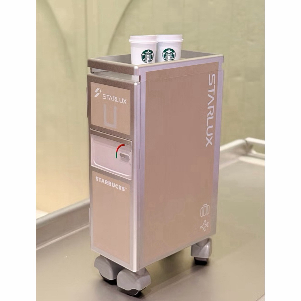 現貨星巴克starbucks 星宇航空STARLUX 迷你餐車收納盒| 蝦皮購物