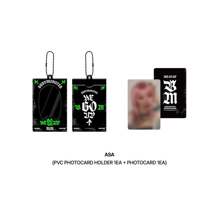 BABYMONSTER [WE GO UP] MD / PVC PHOTOCARD HOLDER | 蝦皮購物