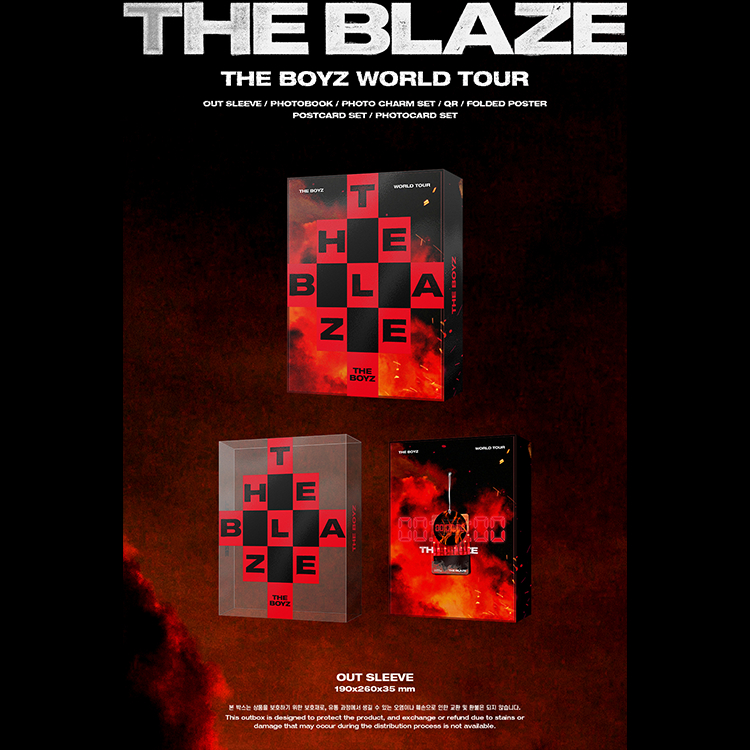 THE BOYZ - [THE BLAZE] WORLD TOUR in SEOUL QR 演唱會藍光(WM 特典