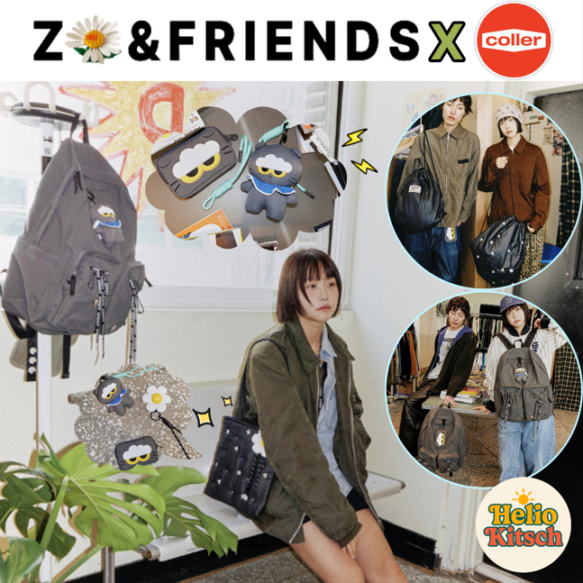 [ZO&Friends X Coller] GD Limited 韓國包系列背包單肩抽繩手提包鑰匙圈卡片錢包 K-Fas | 蝦皮購物