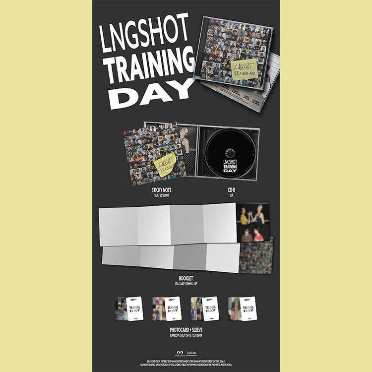 LNGSHOT - EP專輯[Training Day] 限定版LIMITED EDITION版| 蝦皮購物