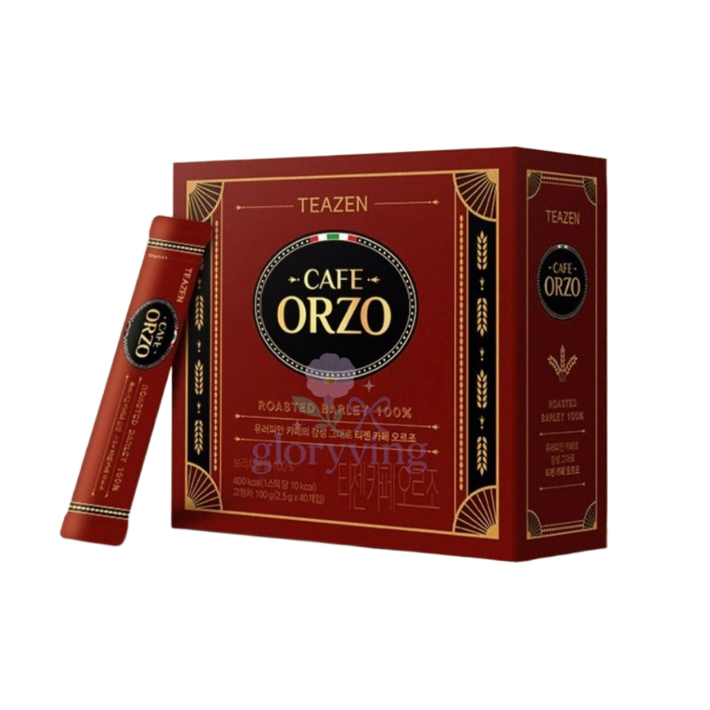 [TEAZEN Cafe] ORZO 大麥茶咖啡替代品 2.5g x 40 包速溶飲料麵筋-草本飲料 | 蝦皮購物