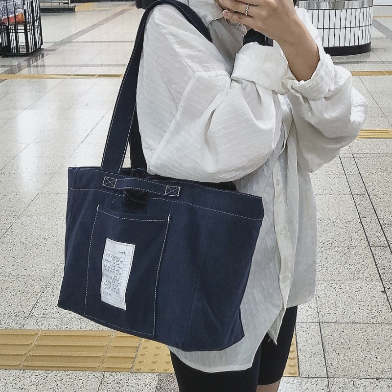 GU🇰🇷 [TU ET TOI] Vintage Canvas Bag 7色（reversible）帆布