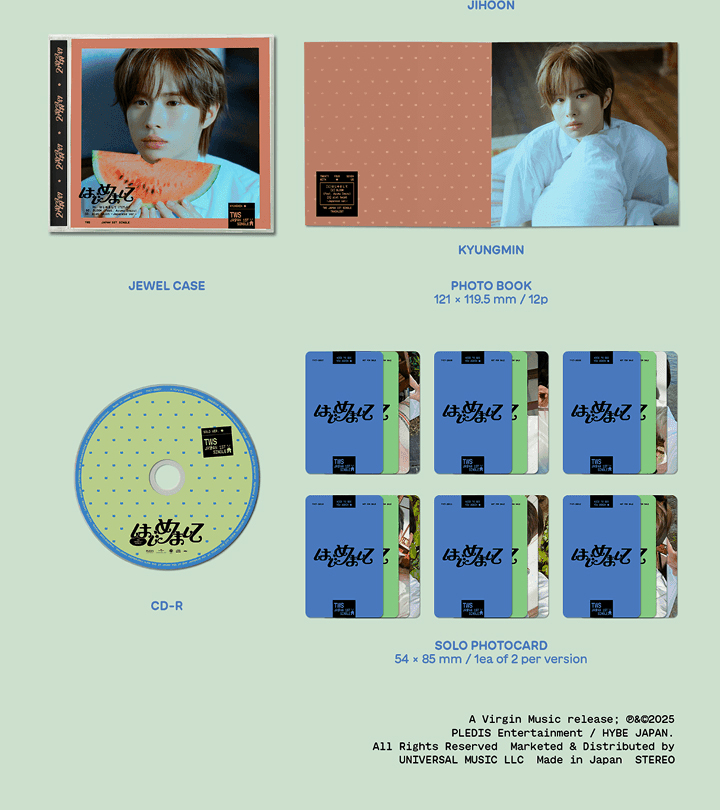 [POB](SOLO JACKET) TWS [Hajimemashite] 1st JAPAN SINGLE | 蝦皮購物