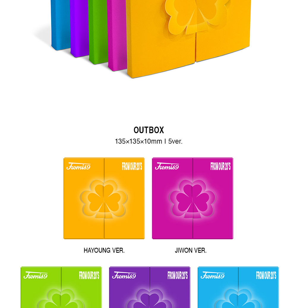 Album Mini [Photobook Ver.] Fromis_9 "From Our 20’s" (3 Versioni SET), CD + Fotobook + Fotocard Random