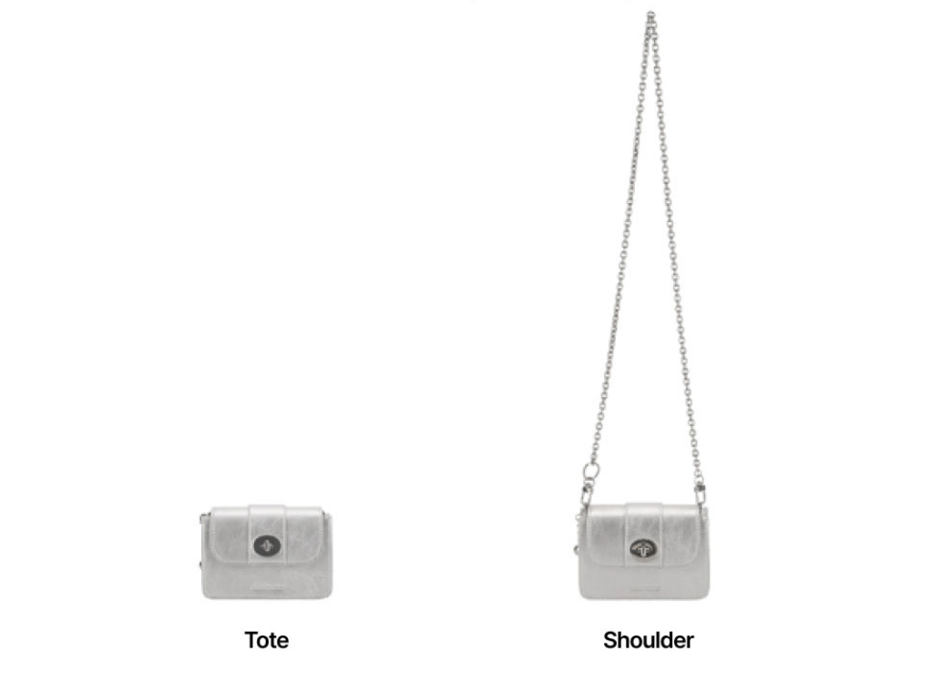 🇰🇷 [Alice Martha] NIPI Bag - 迷你包銀色包包韓國時髦銀色小