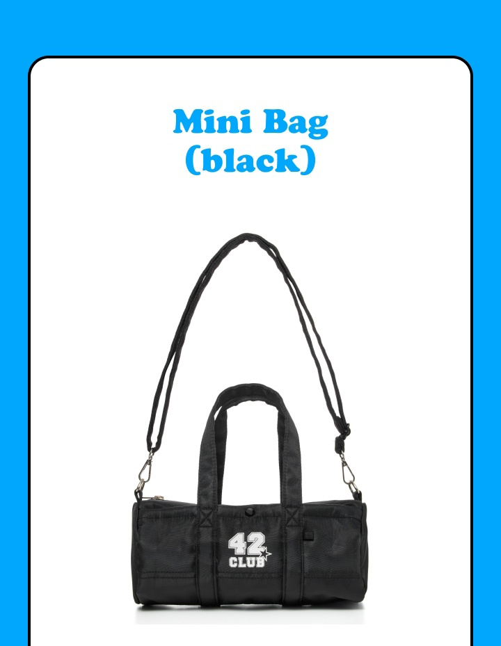 TWS [42 CLUB] OFFICIAL MERCH - MINI BAG (black) (2025