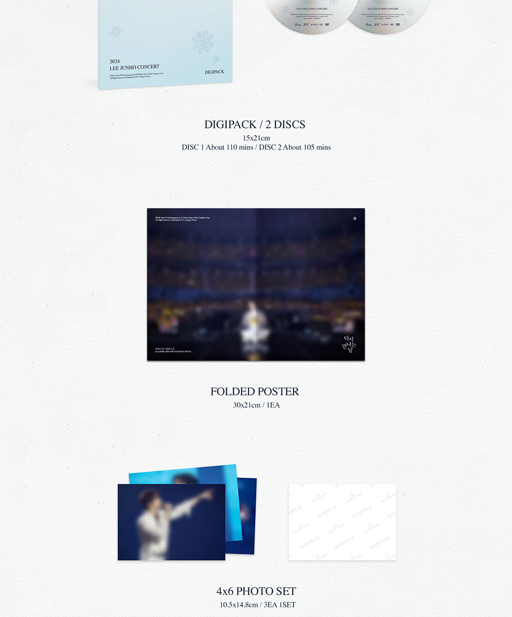 DVD) LEE JUNHO (2PM) 2024 CONCERT [THE DAY WE MEET AGAIN