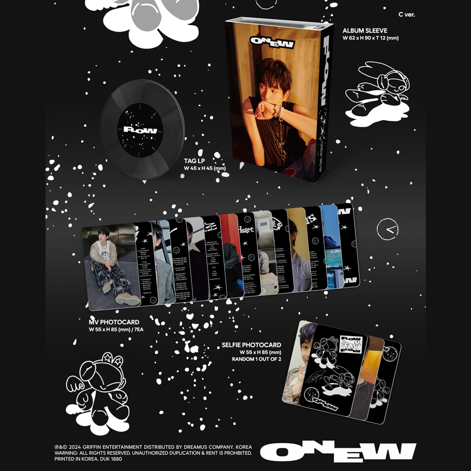 ONEW - 3rd Mini 專輯 [FLOW] (NEMO ver.) | 蝦皮購物