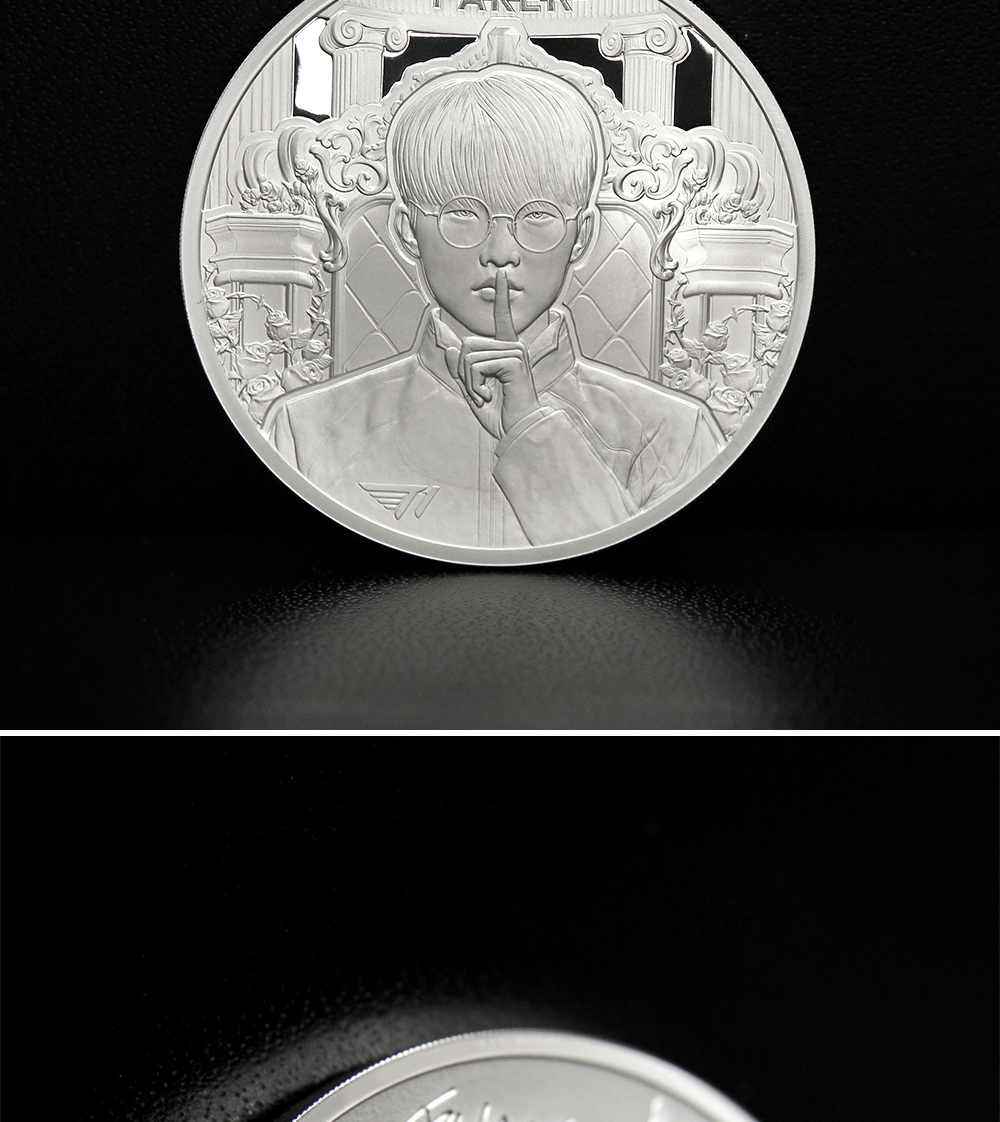 Faker 記念　純銀　銀貨　メダル　限定 Faker 記念 純銀 銀貨 メダル 限定 Faker 記念 純銀 銀貨 メダル 限定