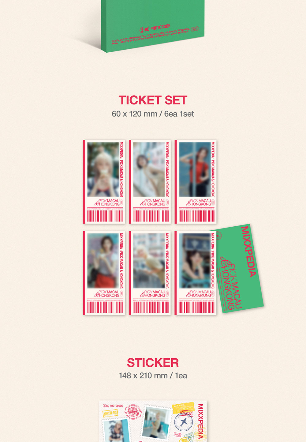 POB] (PHOTOBOOK) NMIXX [MIXXPIDIA : PICK MACAU & HONGKONG