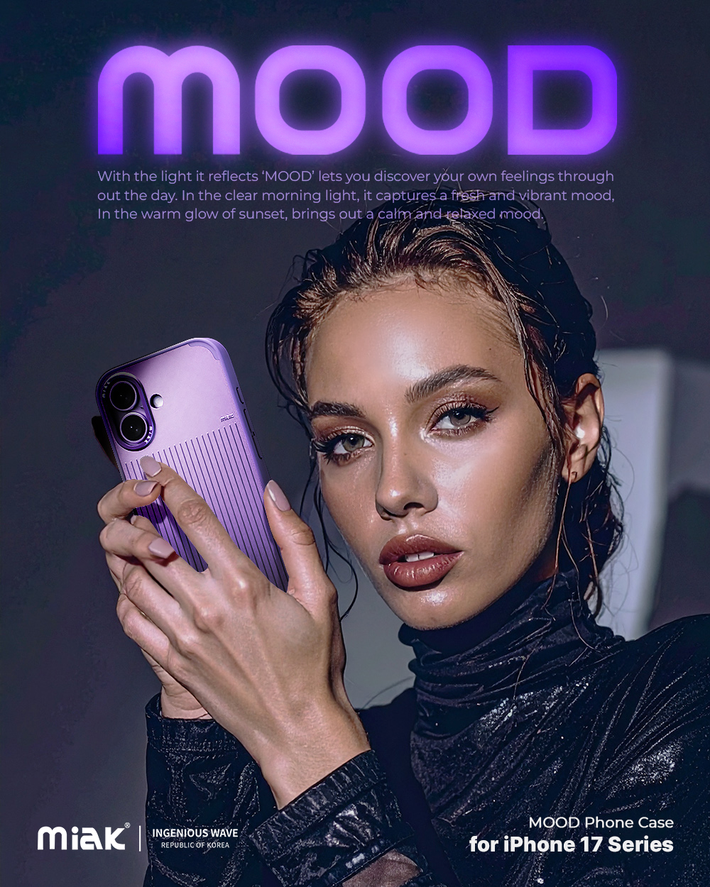 Miak MOOD 適用於 iPhone Air 17 Pro Max 17 Pro 17 磁吸 手機殼 含貼紙 | 蝦皮購物