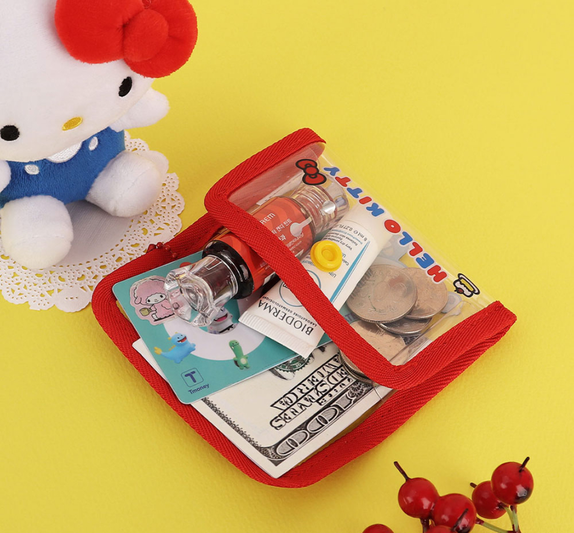 三麗鷗 Sanrio Character 透明卡片錢包 – Pochacco / Hangyodon / Hello K | 蝦皮購物