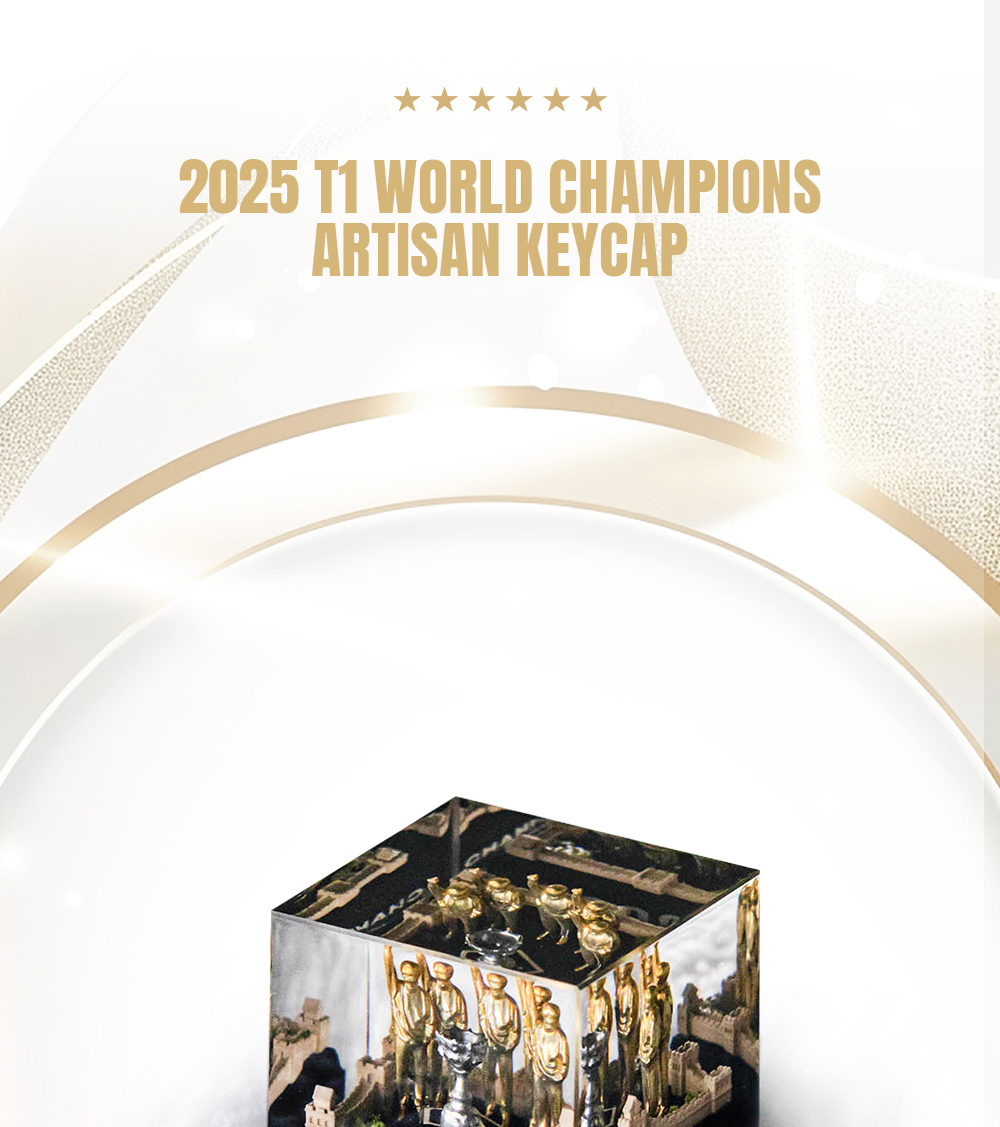 (Artisan Keycap) T1 2025 World Champions MD (2026) | 蝦皮購物
