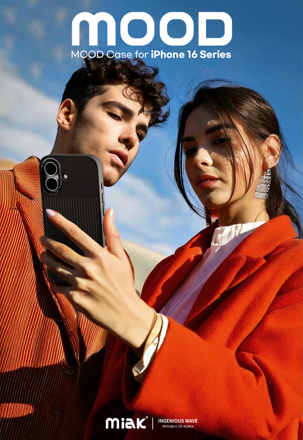 Miak MOOD iPhone 16 Pro Max 16 Pro 16 Case 輕量 磁吸 手機殼 含貼紙 | 蝦皮購物
