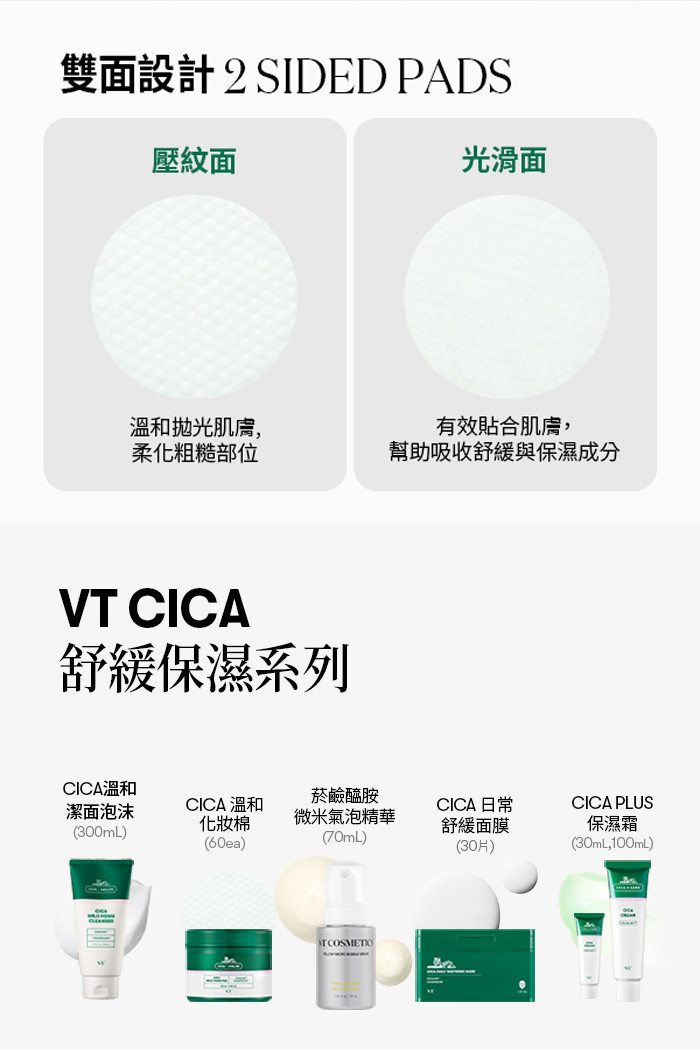 VT CICA BHA AHA 去角質化妝水棉片：打造完美肌膚的秘訣 (4/6)