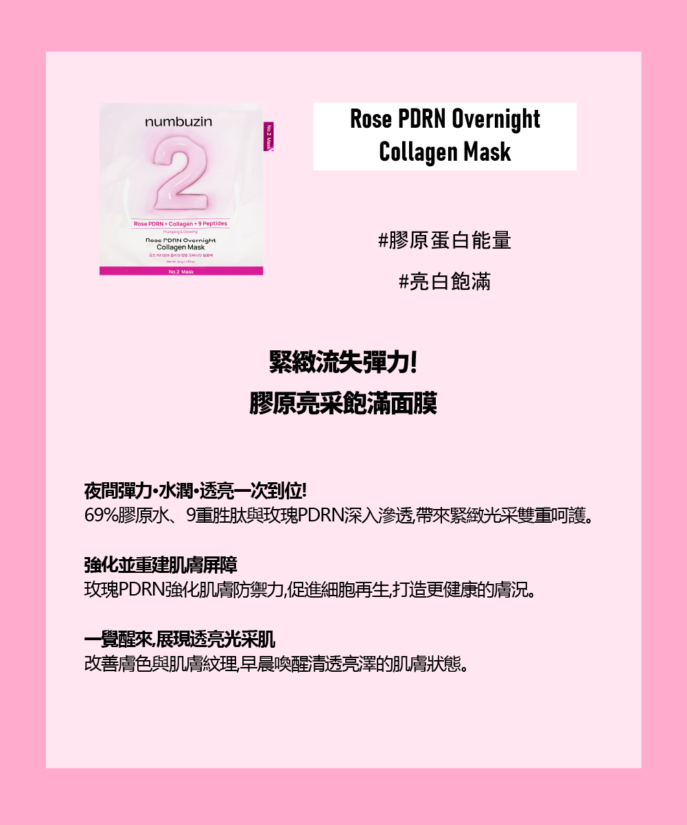 numbuzin 韓國正品】號碼面膜4片組｜1號～5號＋9號｜保濕・修復・毛孔管理・提亮膚色| 蝦皮購物