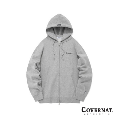 COVERNAT] SMALL AUTHENTIC LOGO HOODIE ZIP-UP [F7] | 蝦皮購物
