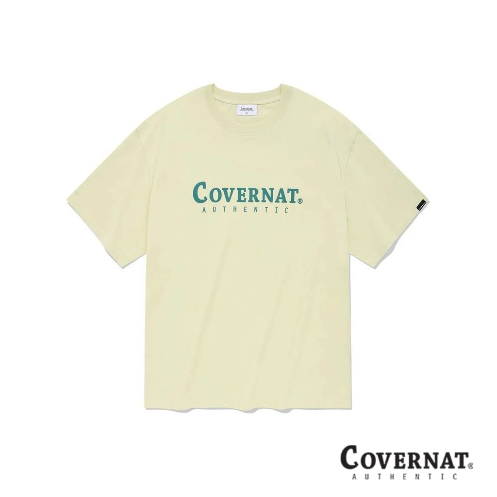 COVERNAT] 情侶裝百搭舒適純棉短袖T恤打底衫（淺綠色）[H8] | 蝦皮購物