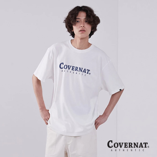 [COVERNAT] 情侶裝百搭舒適純棉短袖T恤打底衫（白色）[H8] | 蝦皮購物