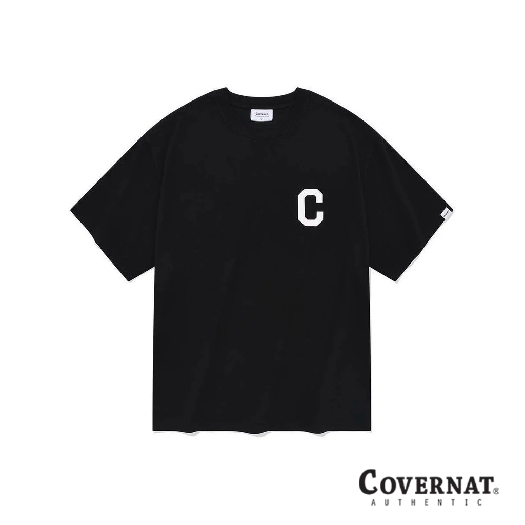 [COVERNAT] C LOGO T恤(黑色)[H8] | 蝦皮購物